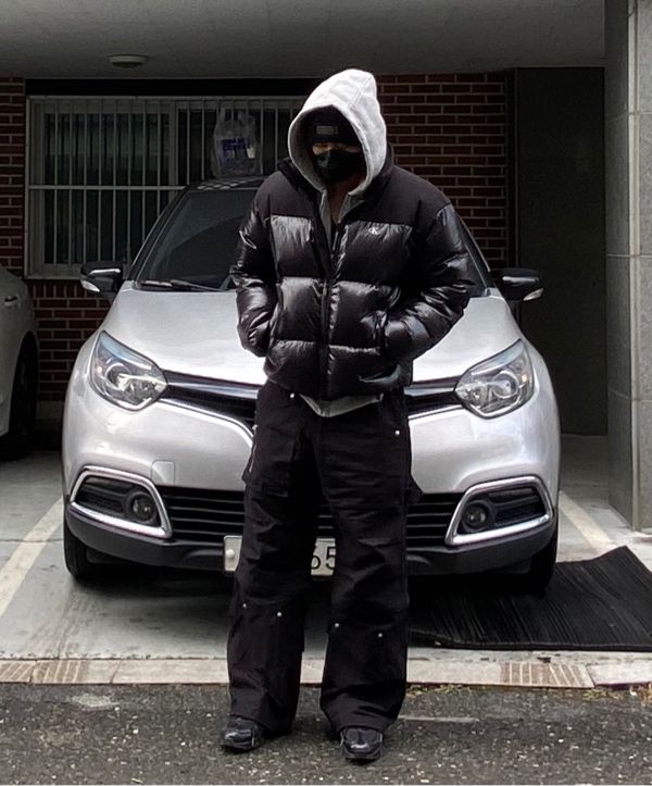 MUSINSA | FLAVORISM VTG Detachable Ripstop Cargo pants (Washed Black)