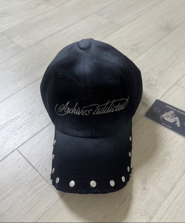 MUSINSA | 2000ARCHIVES ADDICTED RIVET CAP (BLACK)