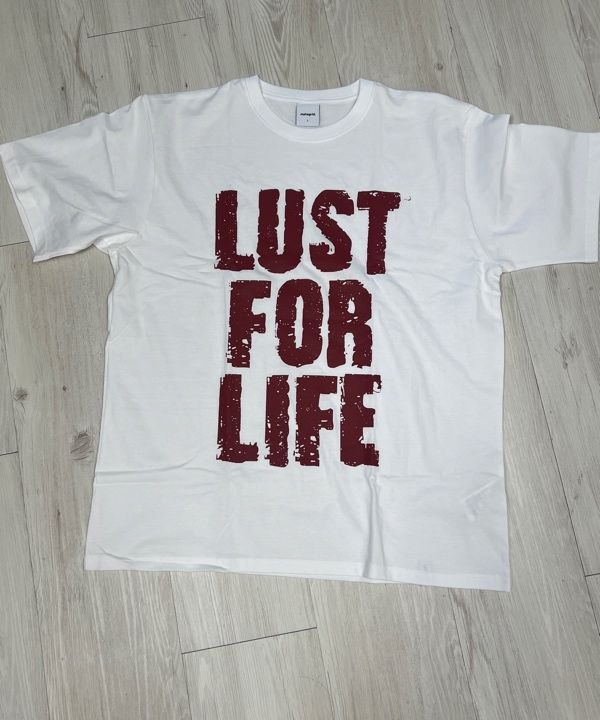 MUSINSA | MAHAGRID LUST FOR LIFE TEE WHITE(MG2FMMT510A)