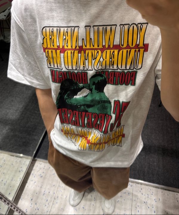 ★2025SS新作★YESEYESEE★Y.E.S Hooligan Tee MUSINSA | YESEYESEE Y.E.S Hooligan Tee Charcoal