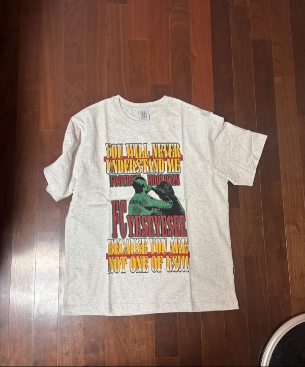 ★2025SS新作★YESEYESEE★Y.E.S Hooligan Tee yeseyesee® :: Y.E.S Hooligan Tee Charcoal