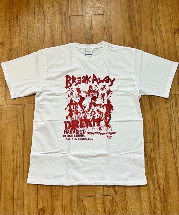 【mahagrid】25SS★ BREAK AWAY TEE 391ab28e503ff0ba8257fb16485dce