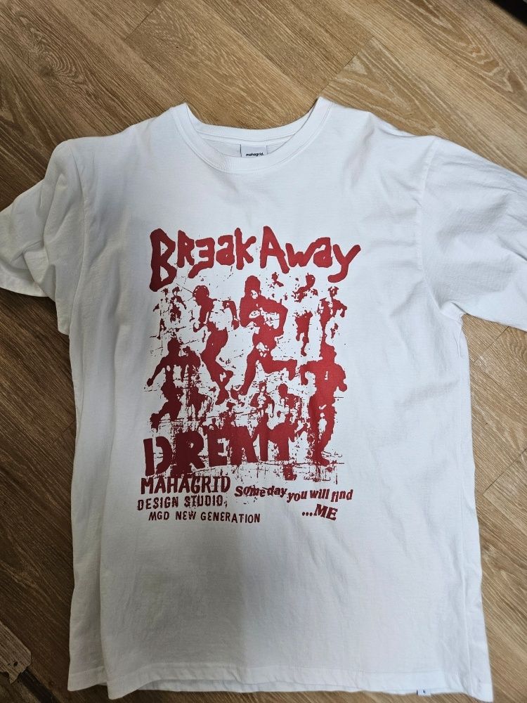 【mahagrid】25SS★ BREAK AWAY TEE MUSINSA | MAHAGRID BREAK AWAY TEE BLACK(MG2FMMT517A)
