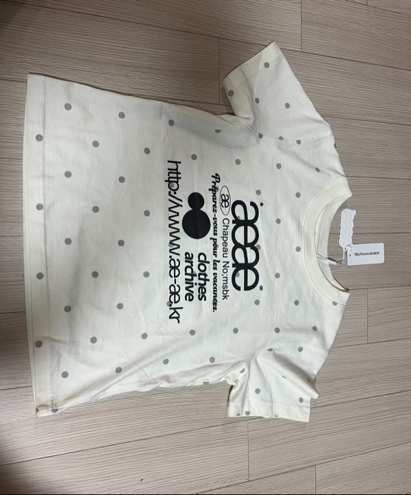 Aeae ドットWEB LOGO DOT CROP T-SHIRTS WEB LOGO DOT CROP T-SHIRTS（Tシャツ/カットソー）｜aeae