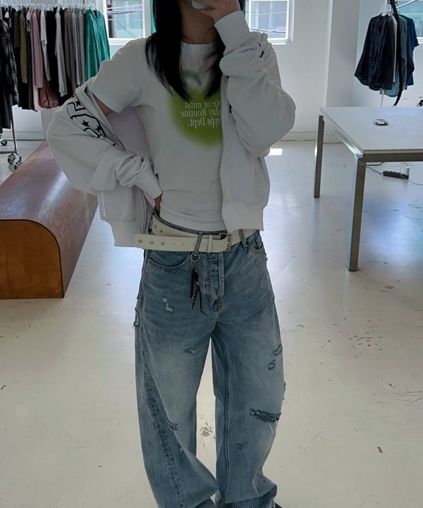 【2025年】エレガントファッションを上品に着 MUSINSA BLUE] [LIGHT PANTS DENIM PATCHWORK CHECK AEAE | パンツ