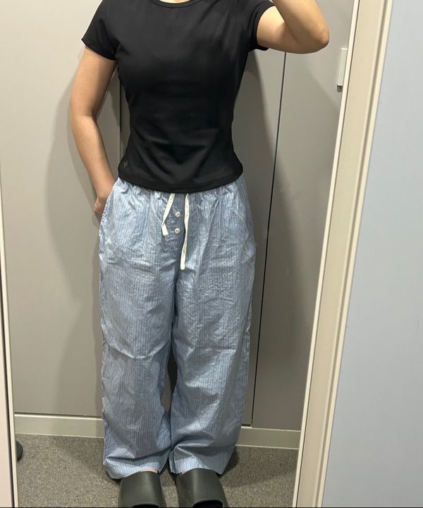 MUSINSA公式 | AEAE PAJAMA LOUNGE PANTS [SKYBLUE]