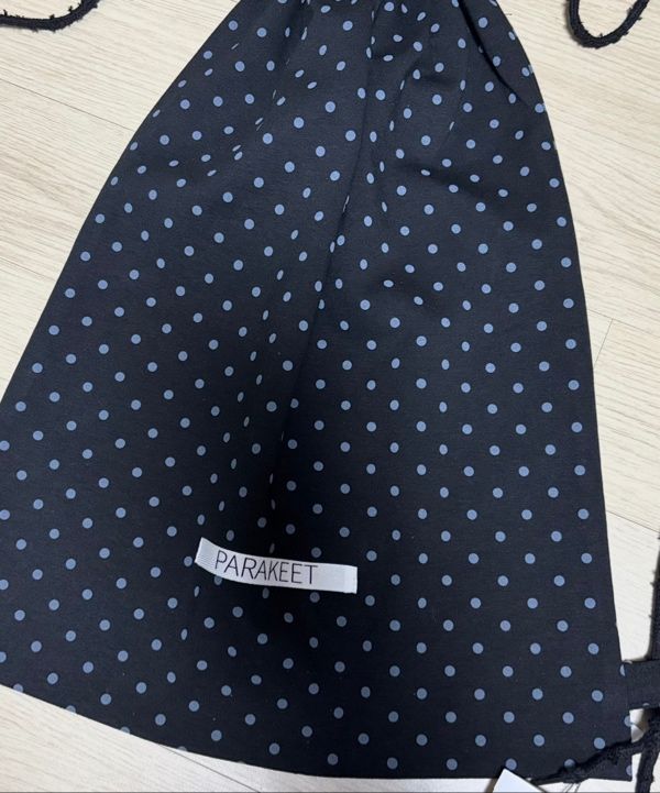 MUSINSA | PARAKEET Multi Dot Gym Sack (Charcoal)
