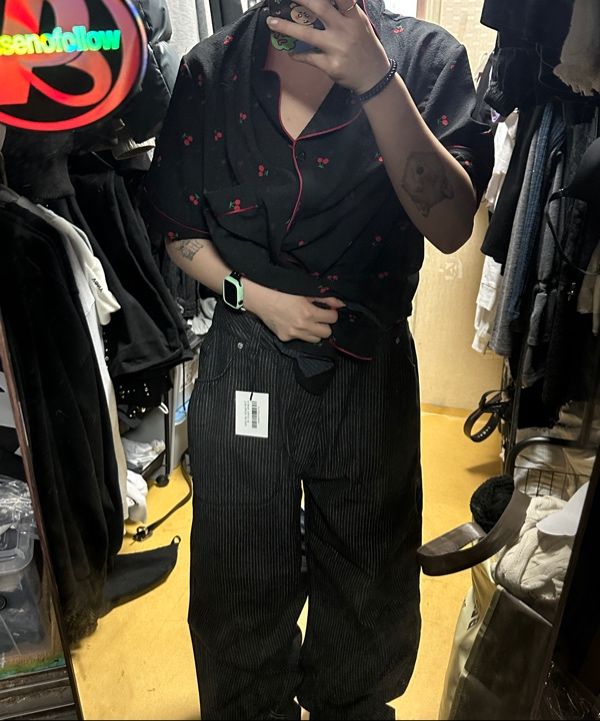 THE COLDEST MOMENT ■ TCM starfish pin stripe pants MUSINSA | THE COLDEST MOMENT TCM starfish pin stripe pants