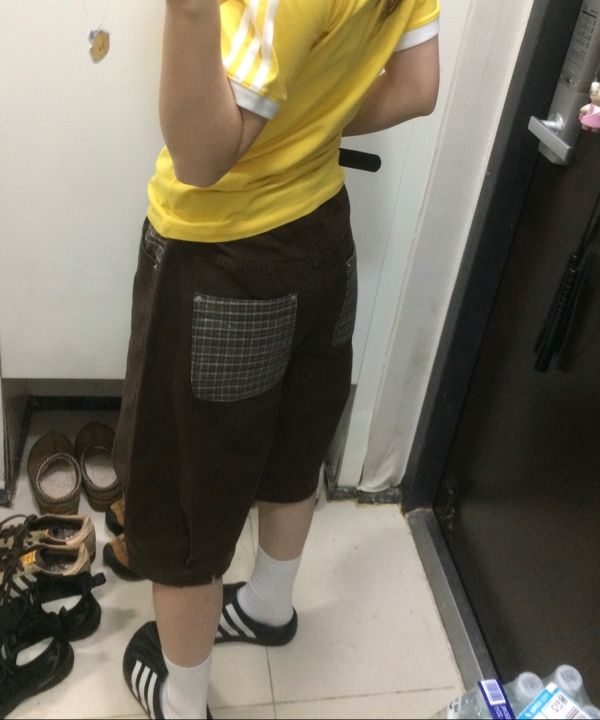 パンツ THE COLDEST MOMENT TCM check pocket half pants navy MUSINSA | THE COLDEST MOMENT TCM check pocket half pants (navy)