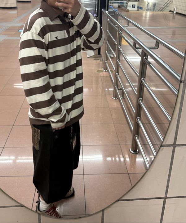 韓国トレンド[THE COLDEST MOMENT] TCM CHECK POCKET HALF PANTS TCM check pocket half pants (charcoal) - Thecoldestmoment