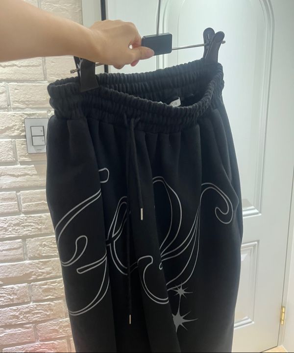 MUSINSA | FANCY CLUB Angel Vintage Sweatpants (BLACK) F25QD819