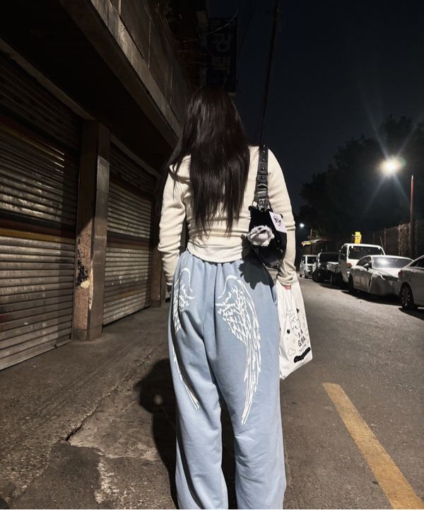 MUSINSA | FANCY CLUB Angel Vintage Sweatpants (MELANGE) F25QD819