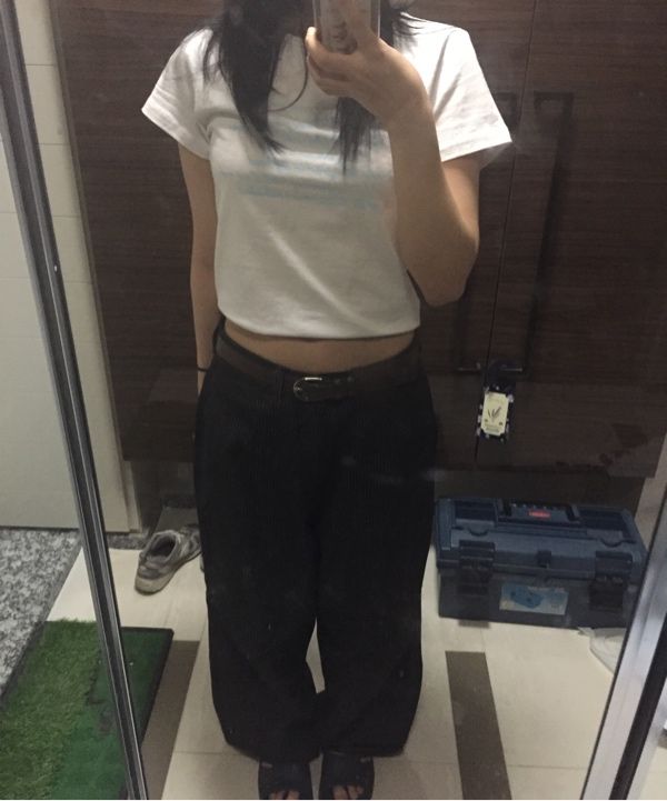 ☆NASTY FANCY CLUB☆ Angel Mark Crop Tee SKY BLUE F25QB104 ANGEL MARK CROP TEE (SKY BLUE) F25QB104 - FANCY CLUB | 60