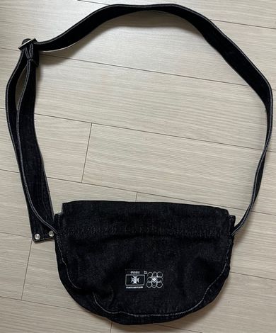 MUSINSA | OPUS 0012 Op. 10 TINY KLEPTO DENIM BAG BLACK