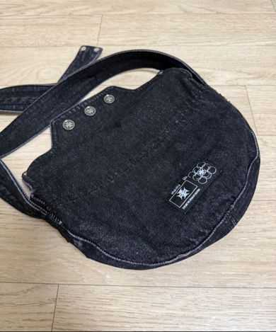 MUSINSA | OPUS 0012 Op. 10 TINY KLEPTO DENIM BAG BLACK