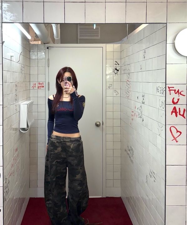MUSINSA | BADBLOOD Mystic Capsule 2 Way Curved Jogger