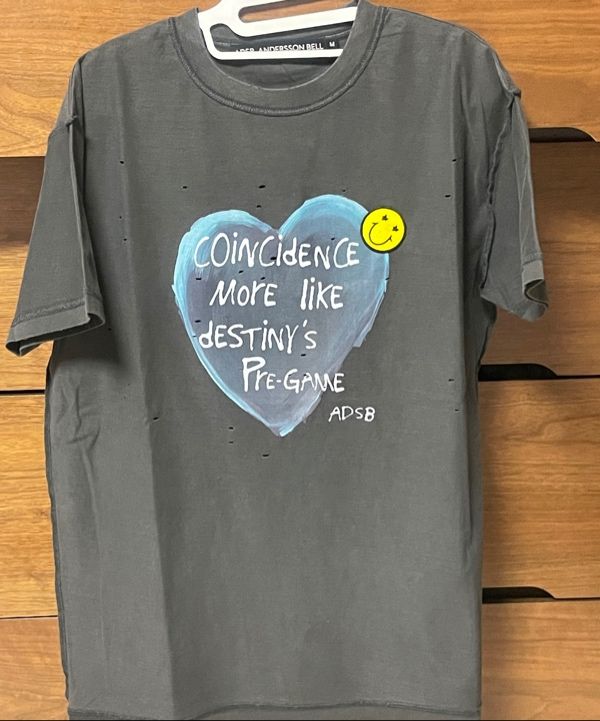 MUSINSA公式 | ANDERSSON BELL Unisex Heart Message T-Shirt