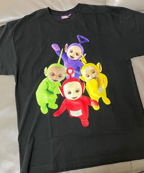 Tシャツ・カットソー LAUGHER Teletubbies Motion Toby T-Shirt Black TE30 MUSINSA公式 | LAUGHER [Teletubbies] Classic T-Shirt - Black