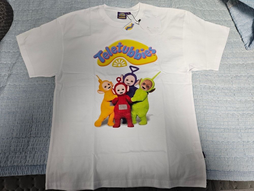 Tシャツ・カットソー LAUGHER Teletubbies Garden Toby T-Shirt White TE23 A1dbsmzbGeL._CLa|2140,2000|
