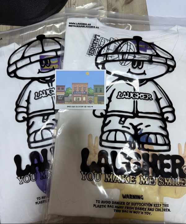 MUSINSA | LAUGHER [Teletubbies] Motion Purple Dolby T-shirt