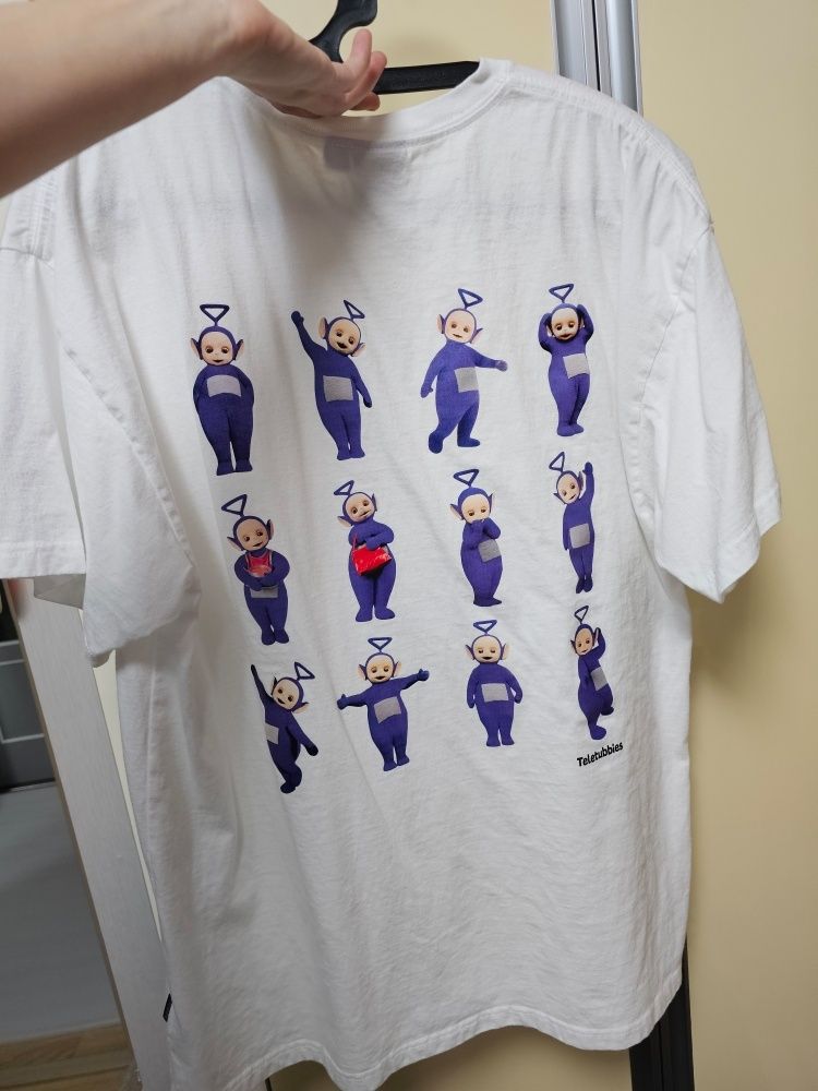 MUSINSA | LAUGHER [Teletubbies] Motion Purple Dolby T-shirt