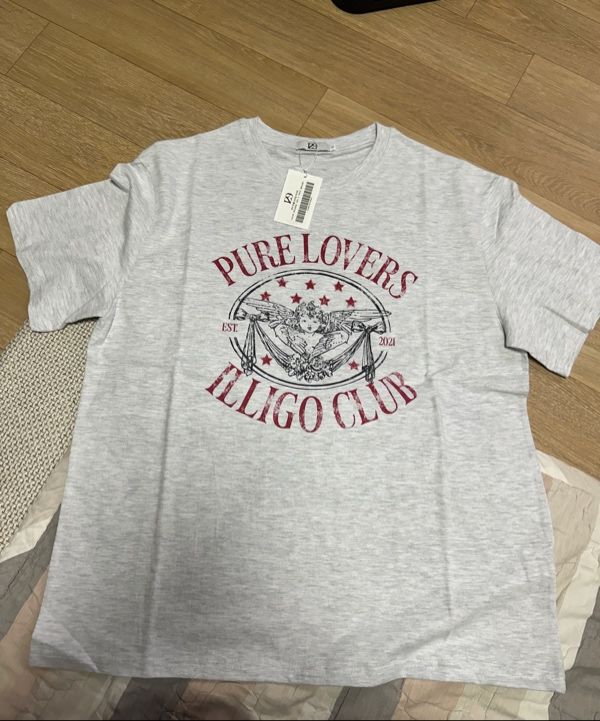 MUSINSA | ILLIGO Pure Angel Overfit T-Shirt Black