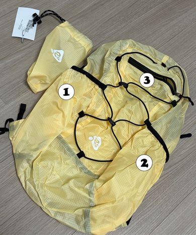 公式 | HEISAN 超軽量コンパクトポケットバッグV2レモン (M) 韓国 