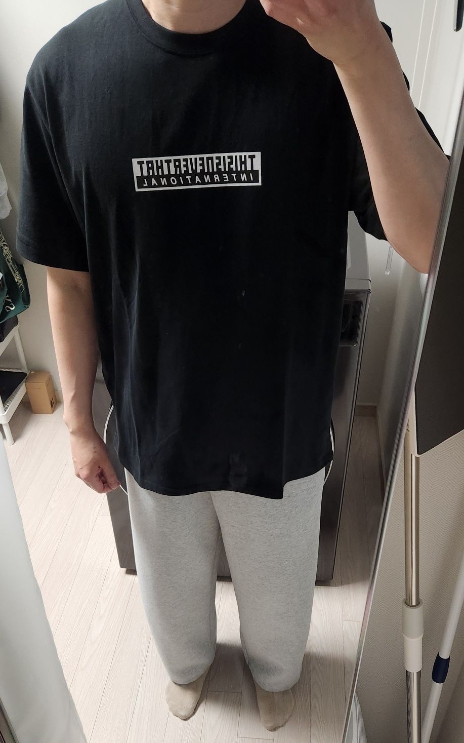 ★thisisneverthat★ TNT International Tee Apricot TN251TTSST MUSINSA | thisisneverthat® TNT International Tee Apricot