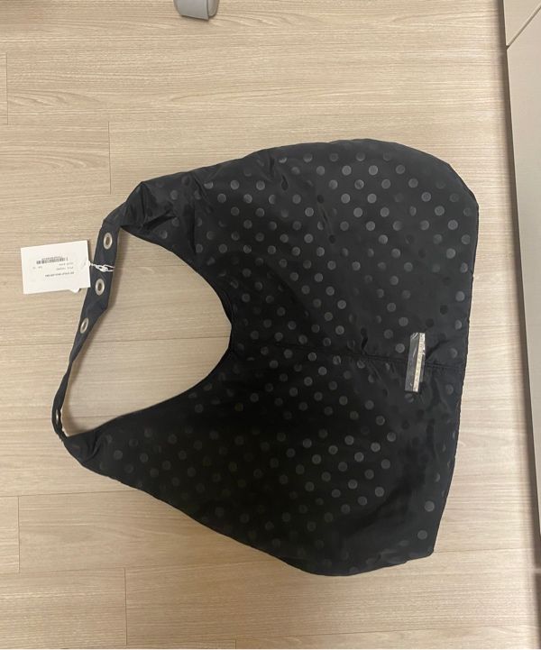 MUSINSA | FANCY CLUB Dot Eyelet Shoulder Bag (BLACK) F25QE993