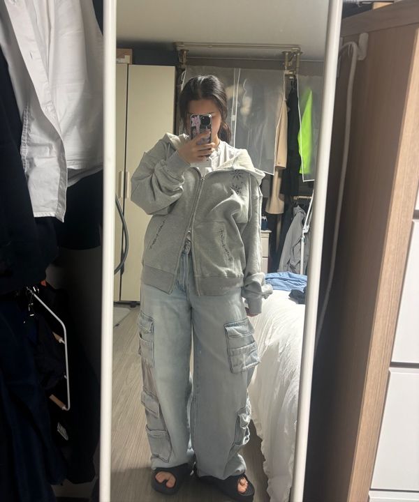 MUSINSA | PARTIMENTO WOMEN Western Gemstone Hoodie Zip