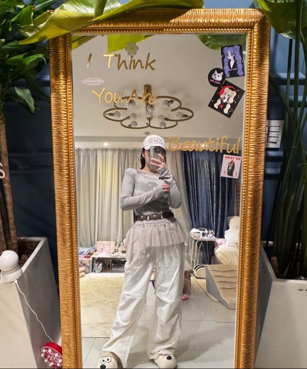 MUSINSA | ILLIGO IG pin tuck wide pants white
