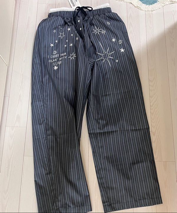 ストライプ パンツ イリゴ [ILLIGO] STITCH STRIPE PANTS STITCH STRIPE PANTS BLUE - illigo | 60% - Asian Fashion