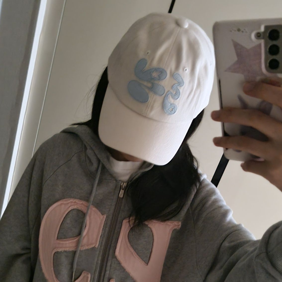 MUSINSA | ILLIGO IG Logo Felt Ball Cap Charcoal