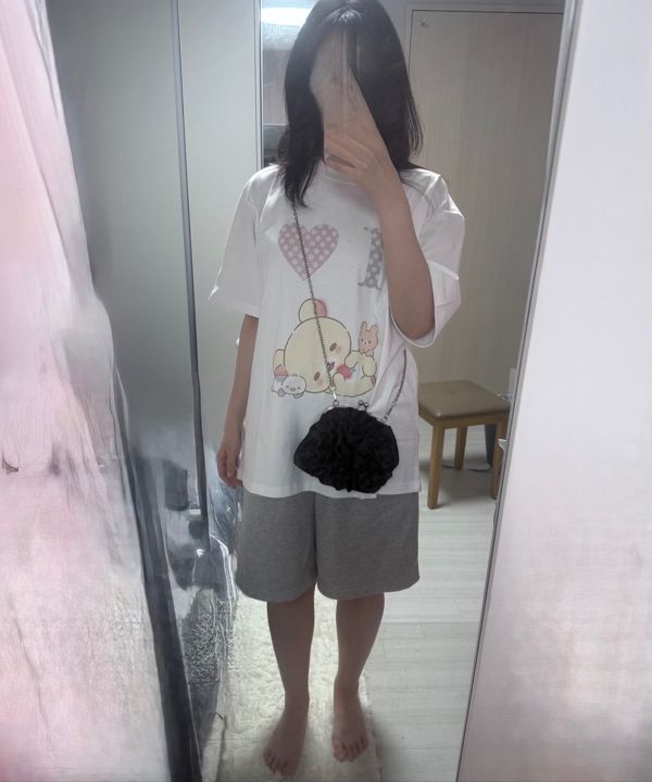MUSINSA | ILLIGO [PERSONAL SPACE] Flower Bokjori Bag Cream