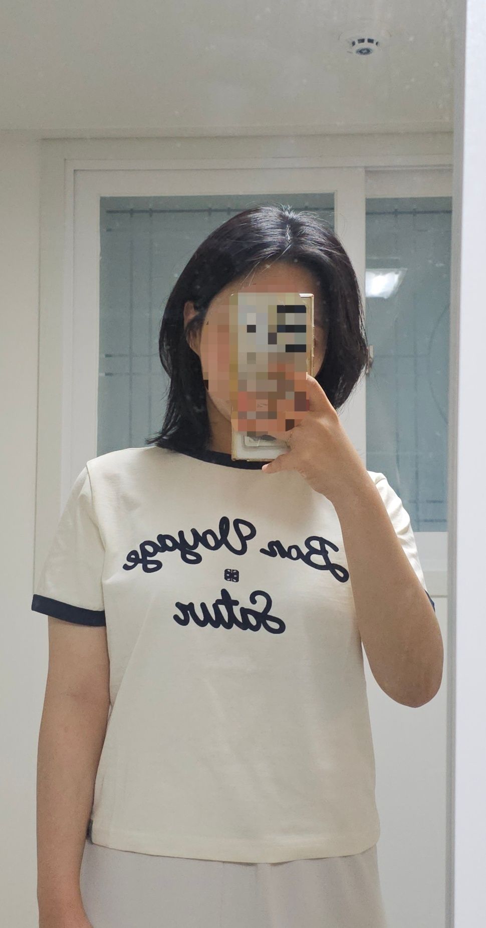 MUSINSA公式 | SATUR (W) Bon Voyage Ringer Short Sleeve T