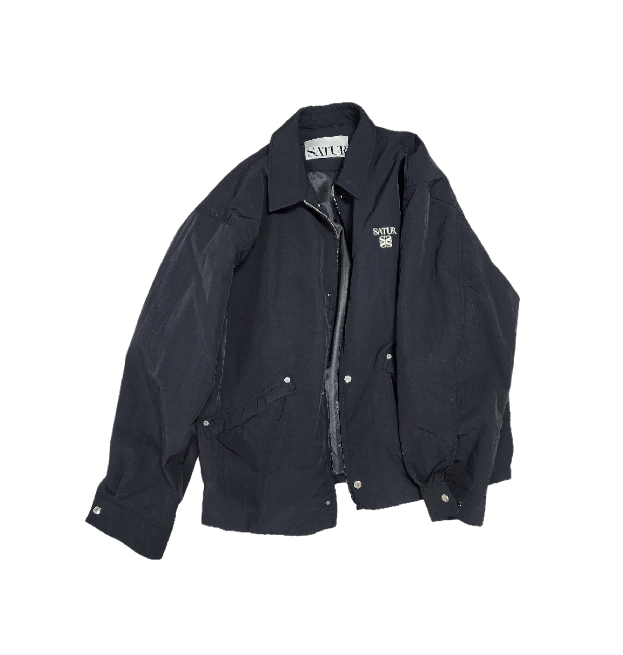 【SATUR】25SS/男女兼用/送料関税込み★Teo Nylon Coach Jacket SATUR】25SS/男女兼用/送料関税込み☆Teo Nylon Coach Jacket