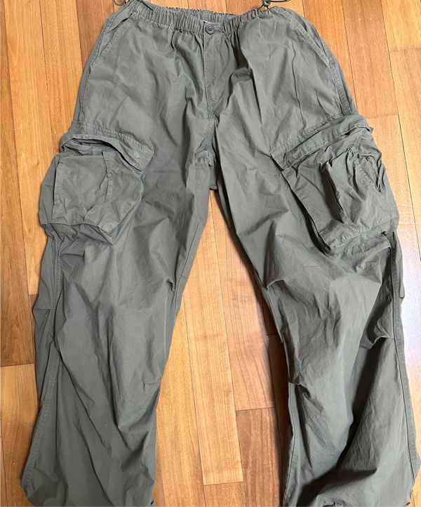 MUSINSA | ASIF CALIE PARACHUTE CARGO PANTS DEEP KHAKI