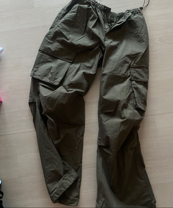 ◆as if calie◆ PARACHUTE CARGO PANTS DEEP KHAKI CA25APT001D MUSINSA | ASIF CALIE PARACHUTE CARGO PANTS KHAKI