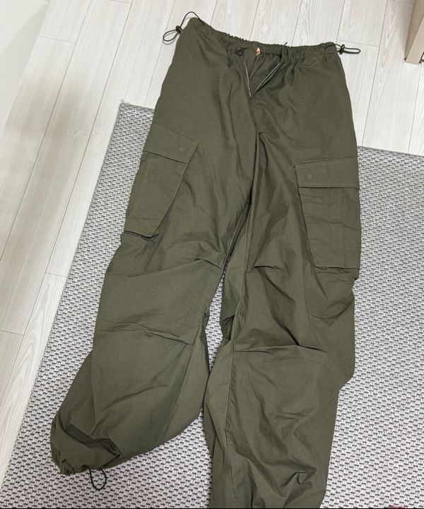 ◆as if calie◆ PARACHUTE CARGO PANTS DEEP KHAKI CA25APT001D MUSINSA | ASIF CALIE PARACHUTE CARGO PANTS DEEP KHAKI