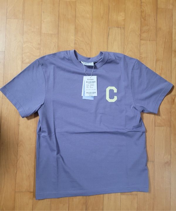 MUSINSA | COVERNAT Cool Cotton C Logo T-Shirt Purple