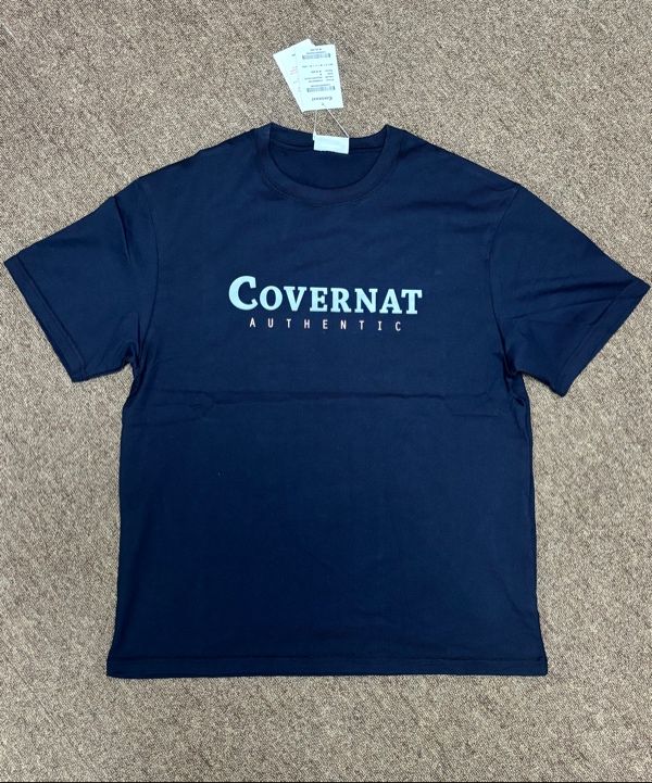 Tシャツ・カットソー COVERNAT Center Authentic T-Shirt Dark Navy MUSINSA | COVERNAT Center Authentic T-Shirt Dark Navy