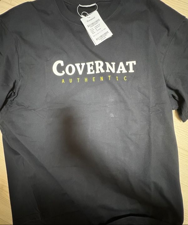 Tシャツ・カットソー COVERNAT Center Authentic T-Shirt Dark Navy MUSINSA | COVERNAT Center Authentic T-Shirt Dark Navy