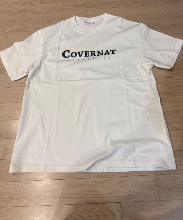 Tシャツ・カットソー COVERNAT Center Authentic T-Shirt White MUSINSA | COVERNAT Center Authentic T-Shirt White