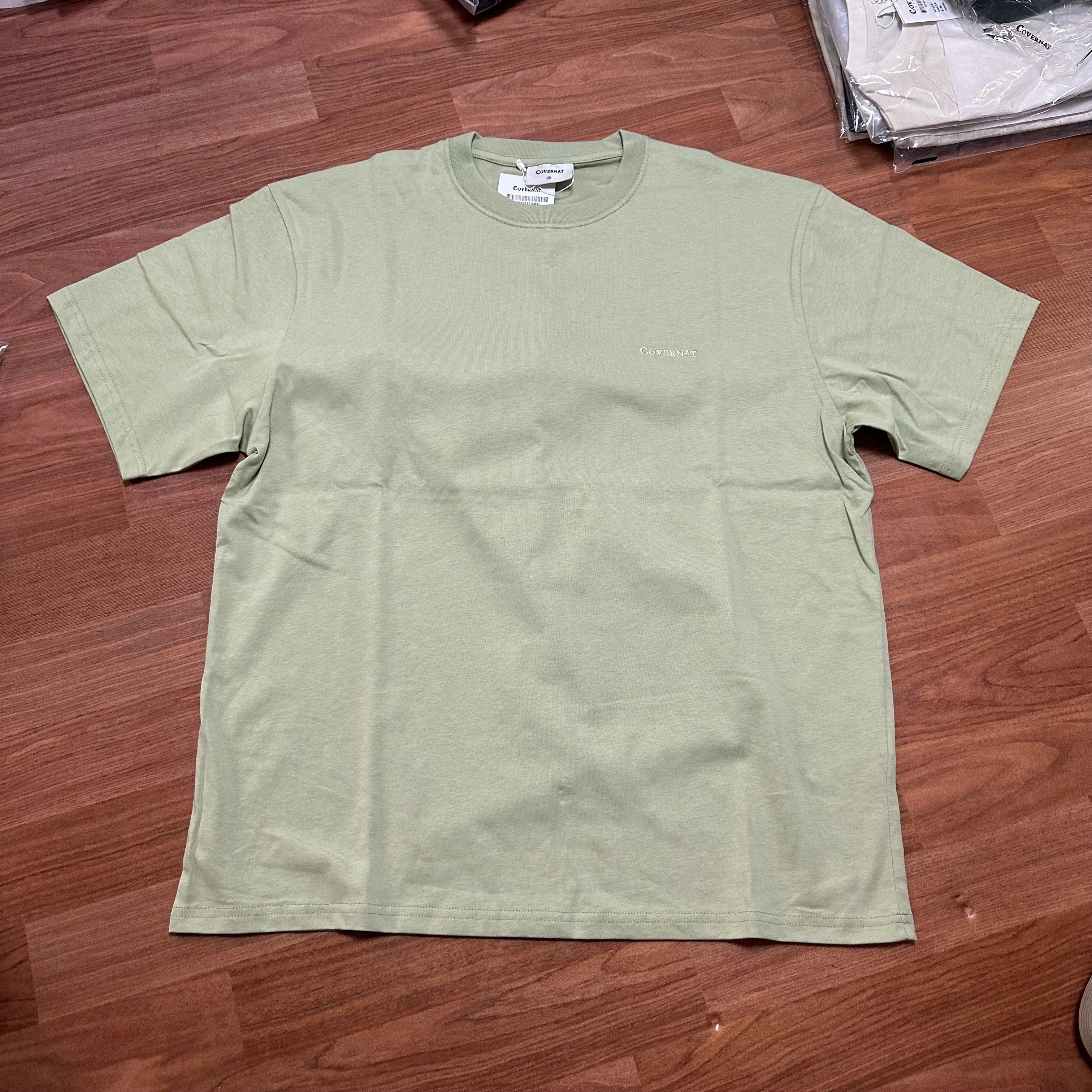 Tシャツ・カットソー COVERNAT Small Authentic T-Shirt Light Green MUSINSA公式 | COVERNAT Small Authentic T-Shirt Light Green