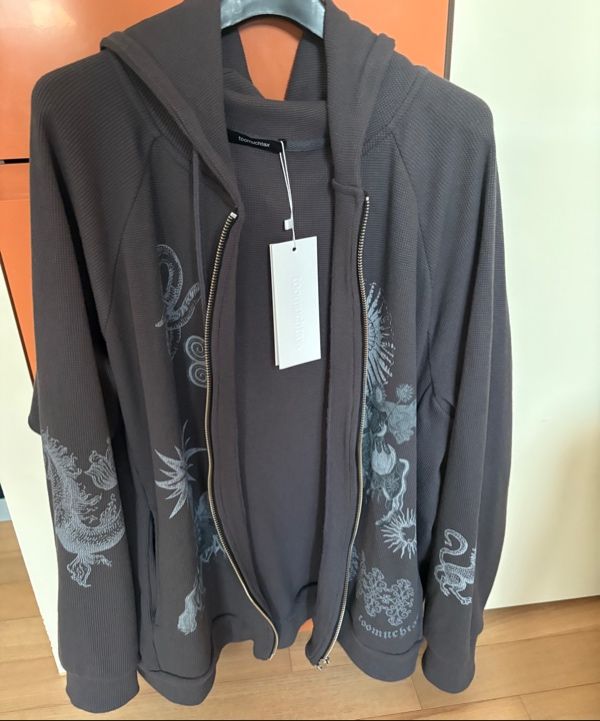 MUSINSA公式 | TOOMUCHTAX タロットワッフルジップアップパーカー