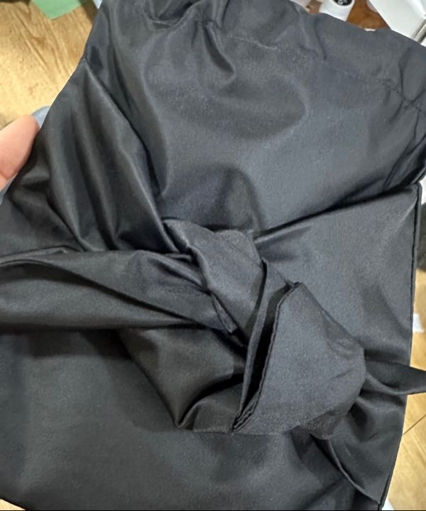 MUSINSA | MISEKI SEOUL Tie-up mini drawstring bag BLACK