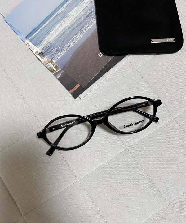 ★ MISEKI SEOUL★ Signature logo round glasses BLACK MSK251 MUSINSA | MISEKI SEOUL Signature logo round glasses BLACK