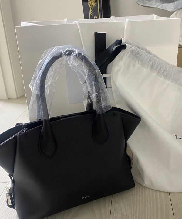 SARTU ■ Tie Tote Bag トートバッグ TYE tote bag (White) - SARTU