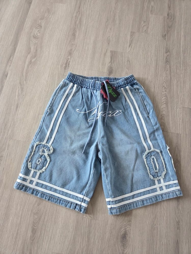 MUSINSA | NYXX BASKETBALL DENIM HALF PANTS LIGHT BLUE