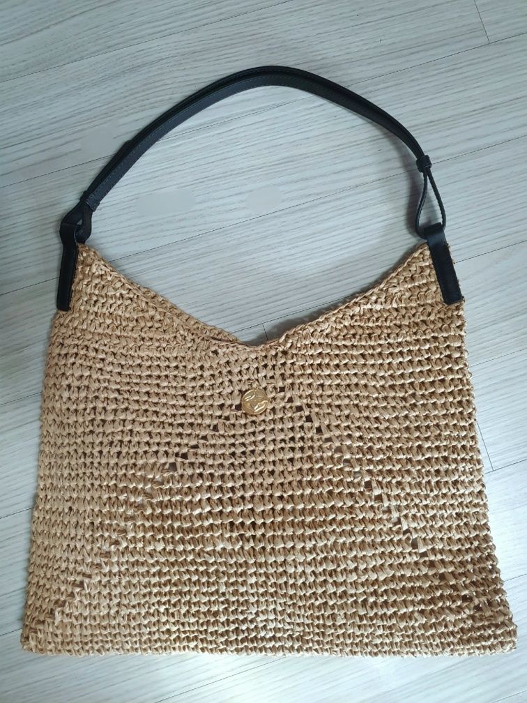 MUSINSA | ORYANY [25SS] Raffia Triangle Shoulder